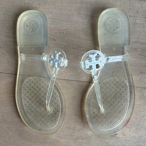 Tory Burch Transparent Jelly Flip-Flops